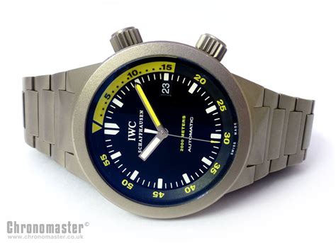 iwc aquatimer titanium strap|IWC watch straps.